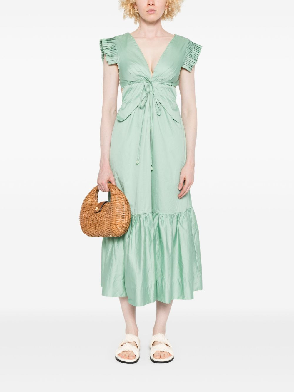 cut-out midi dress - 2