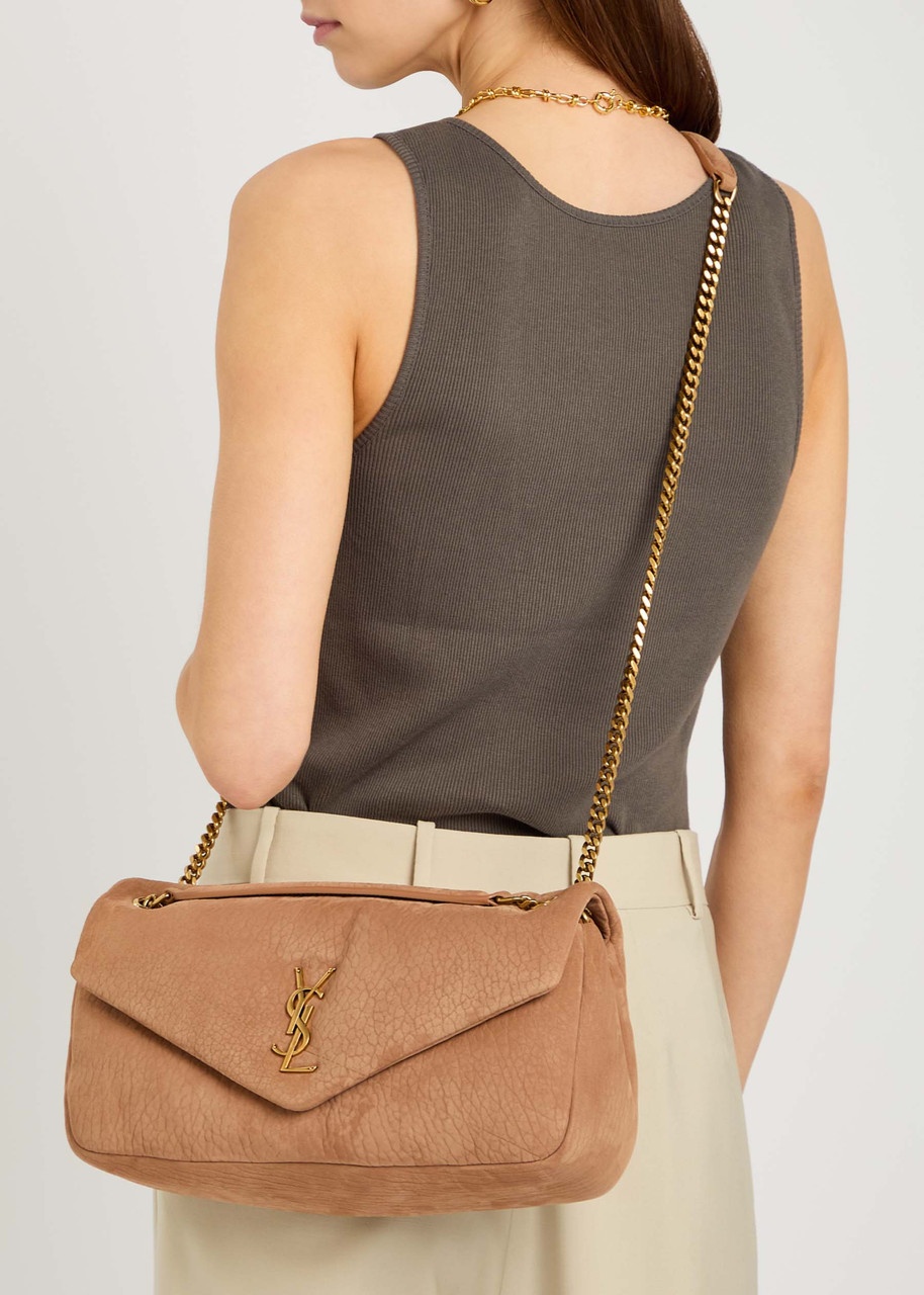 Saint Laurent Calypso Small Padded Suede Shoulder bag - 6