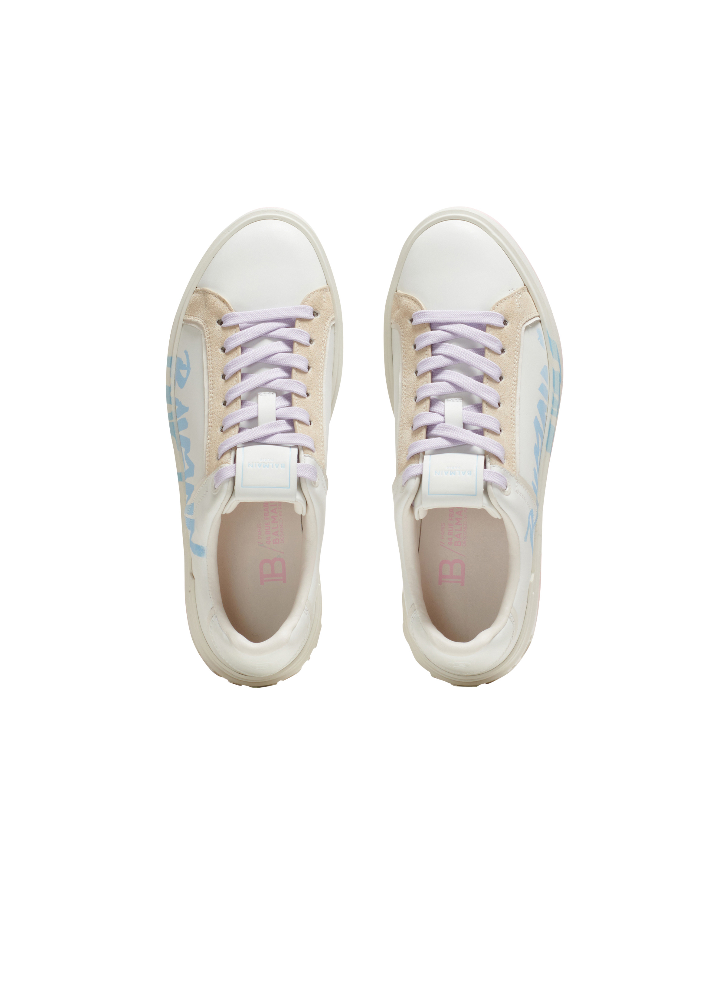 B-Court Balmain leather trainers - 3