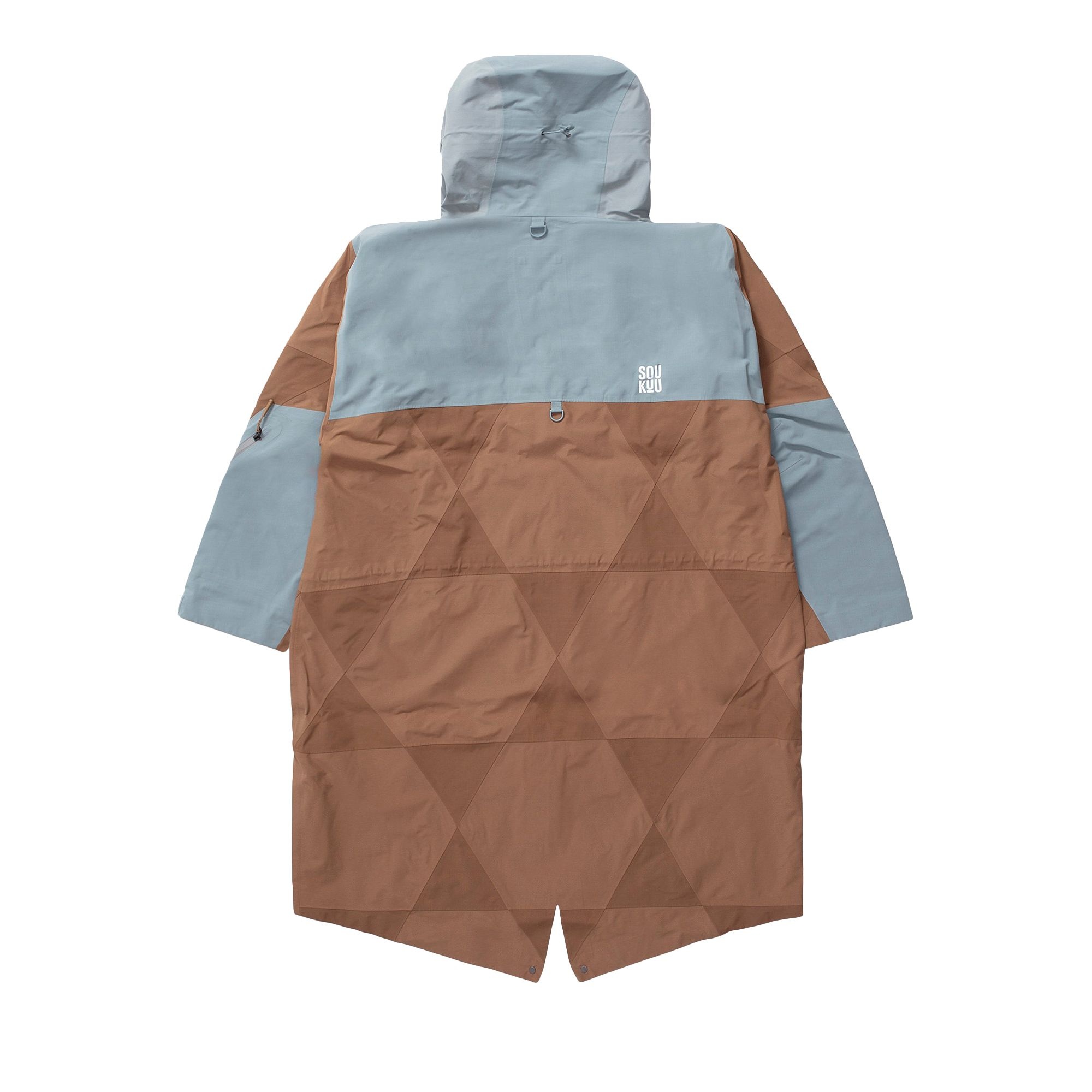The North Face x Undercover Soukuu Geodesic Shell Jacket 'Sepia Brown/Concrete Grey' - 2
