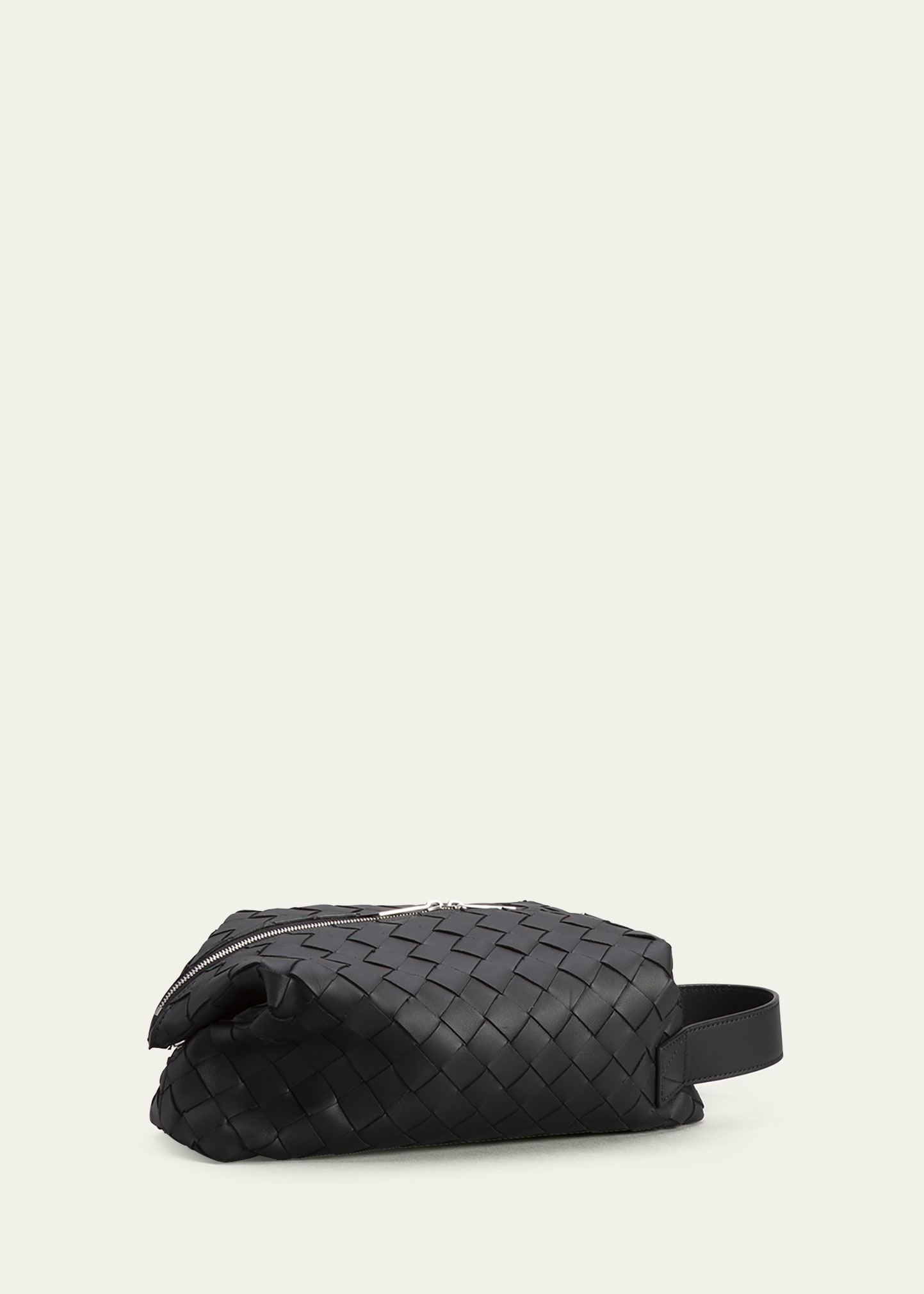 Men's Intrecciato Leather Toiletry Bag - 2