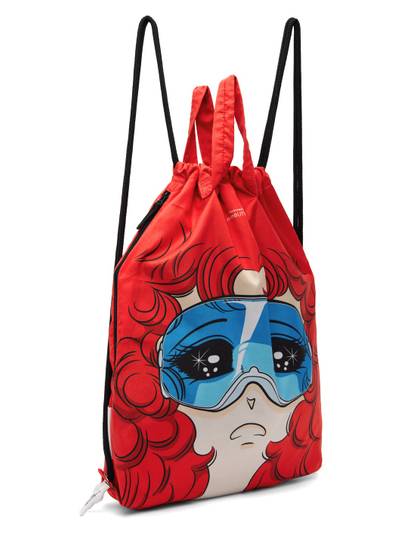 pushBUTTON SSENSE Exclusive Red Goggles Girl Backpack outlook