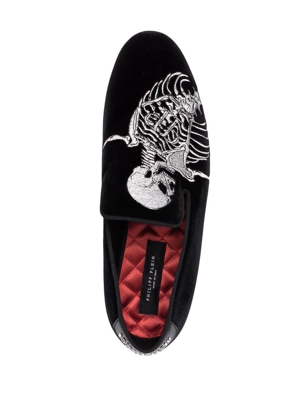 Skeleton slip-on loafers - 4