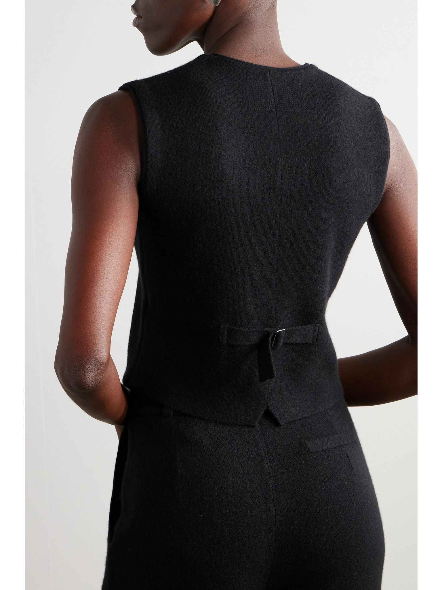 Cashmere vest Black - 4