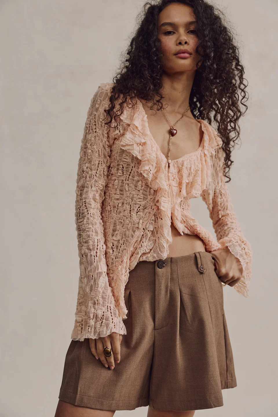 At Bay Trouser Shorts - 1
