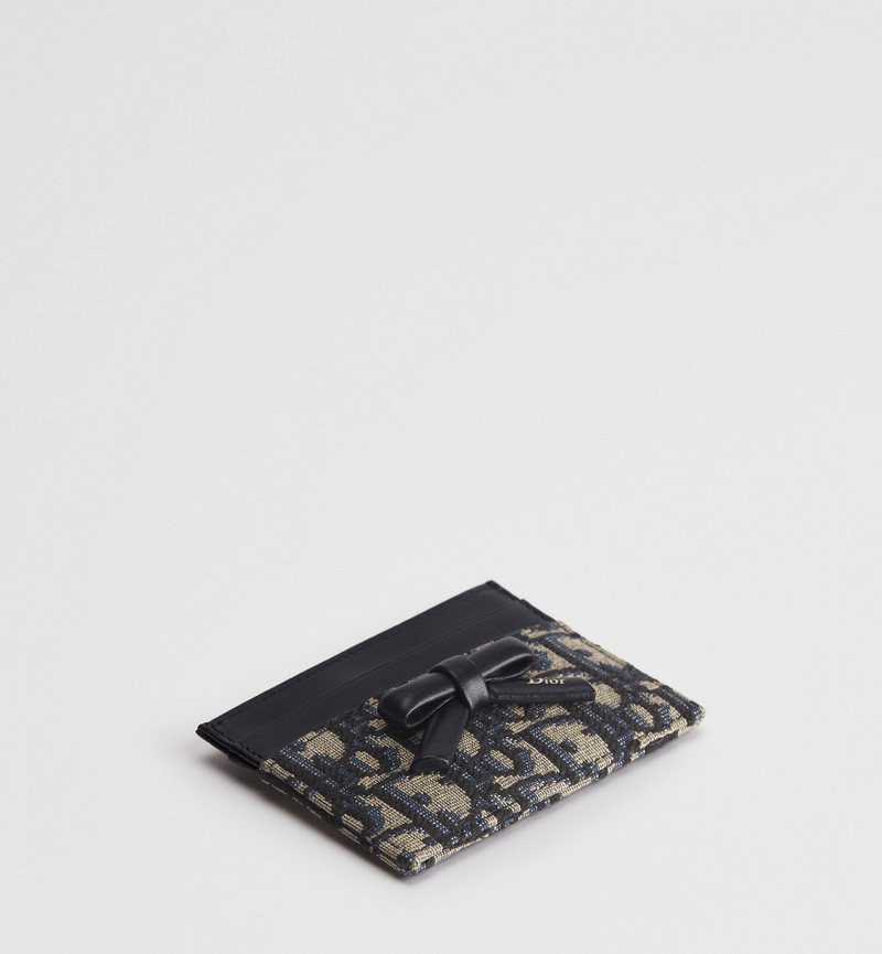 Dior Oblique Bow Freesia Card Holder 2