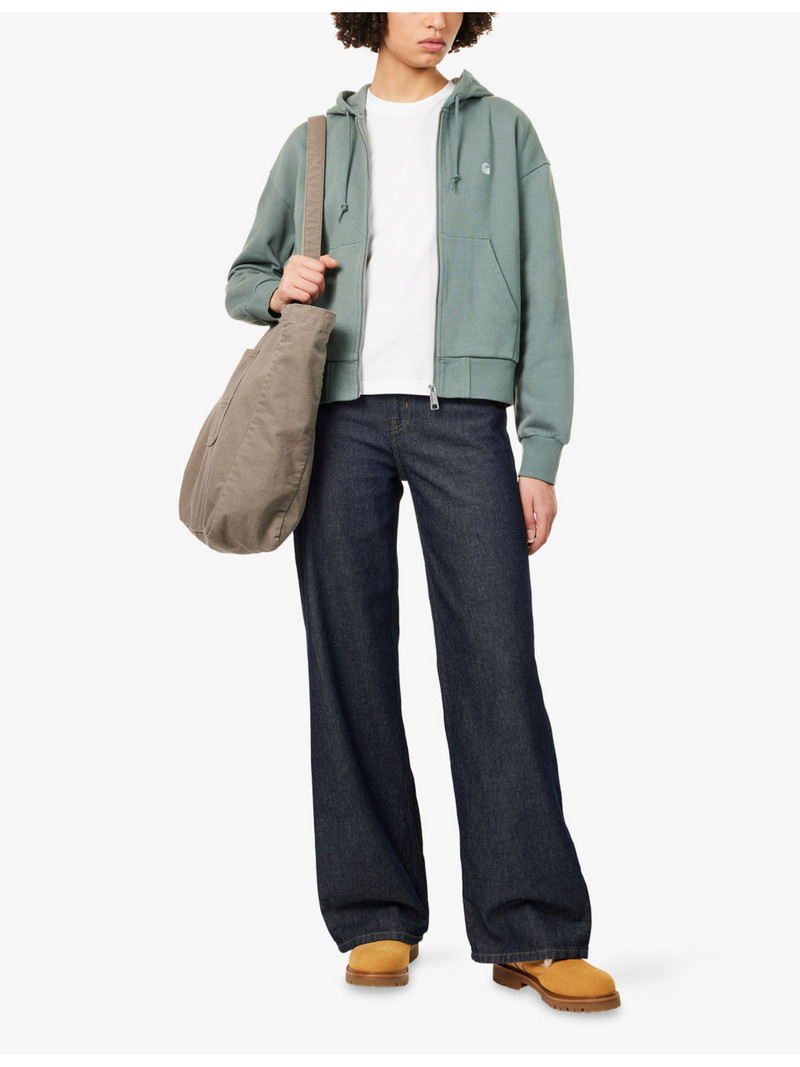 Carhartt Casey Logo-Embroidered Cotton Hoody outlook