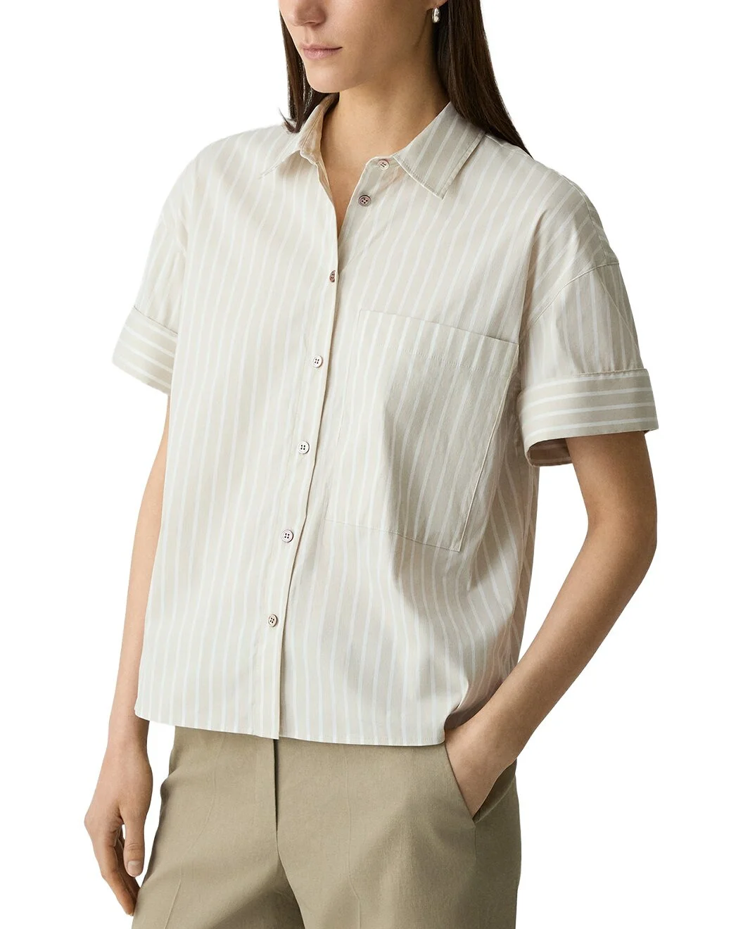 Theory Cuff Pocket Shirt - 1