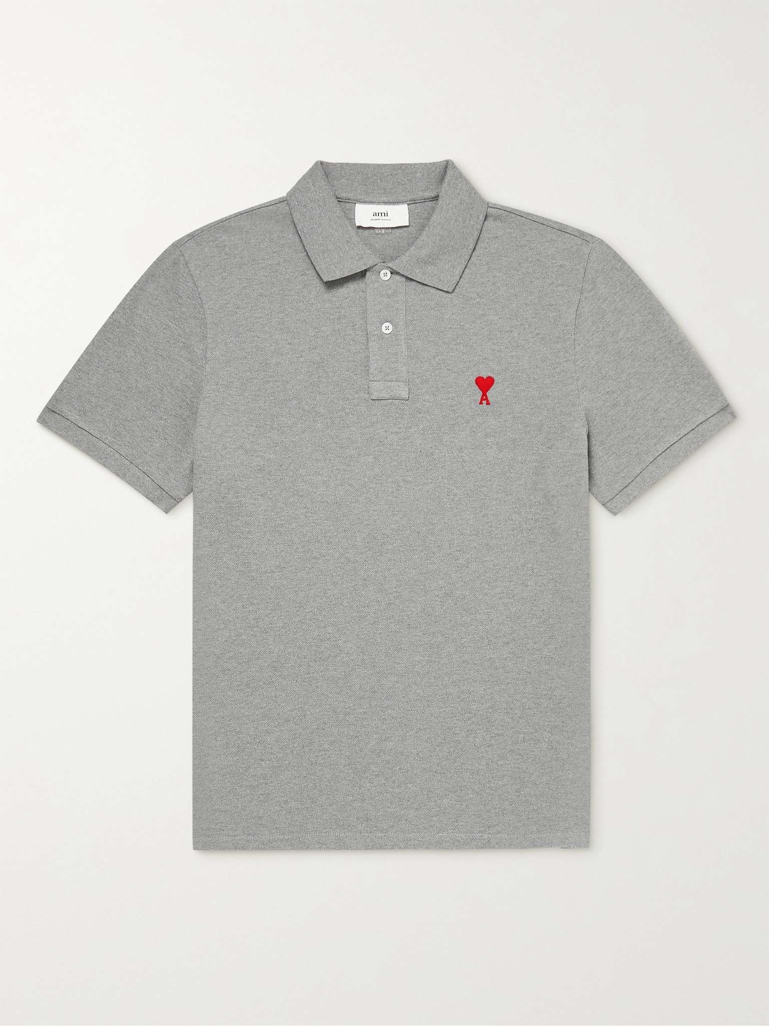 Logo-Appliquéd Cotton-Piqué Polo Shirt - 1