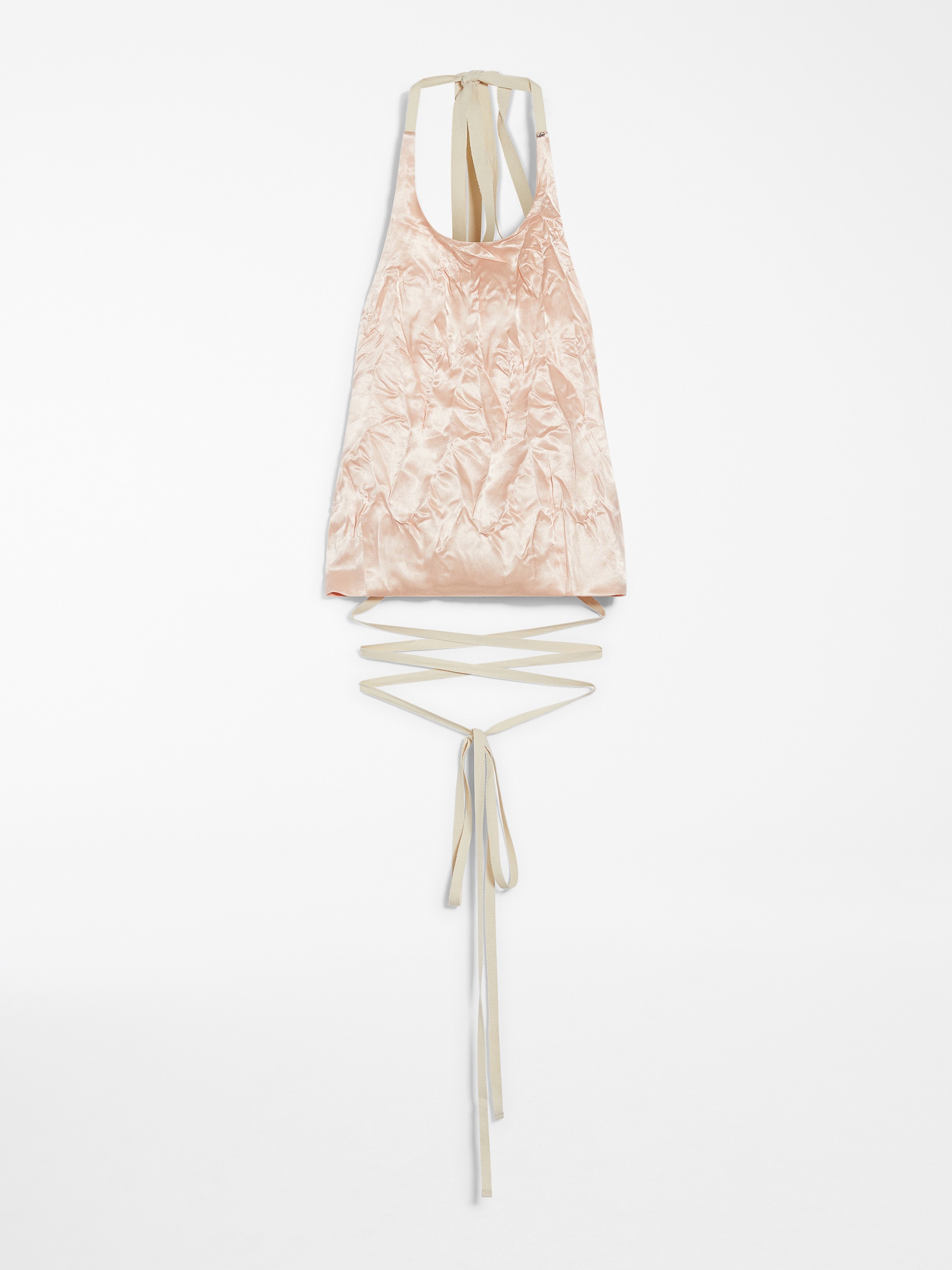 GITANO Crinkled satin top - 1