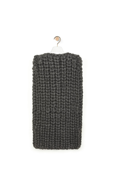 Loewe Sleeveless cape in wool outlook