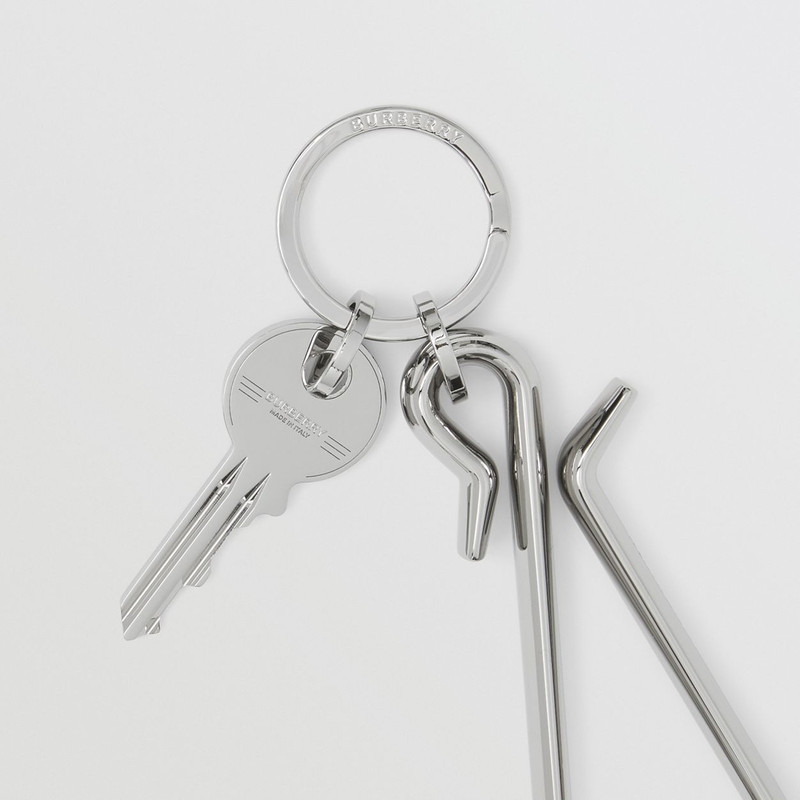 Burberry Palladium-plated Key Chain outlook