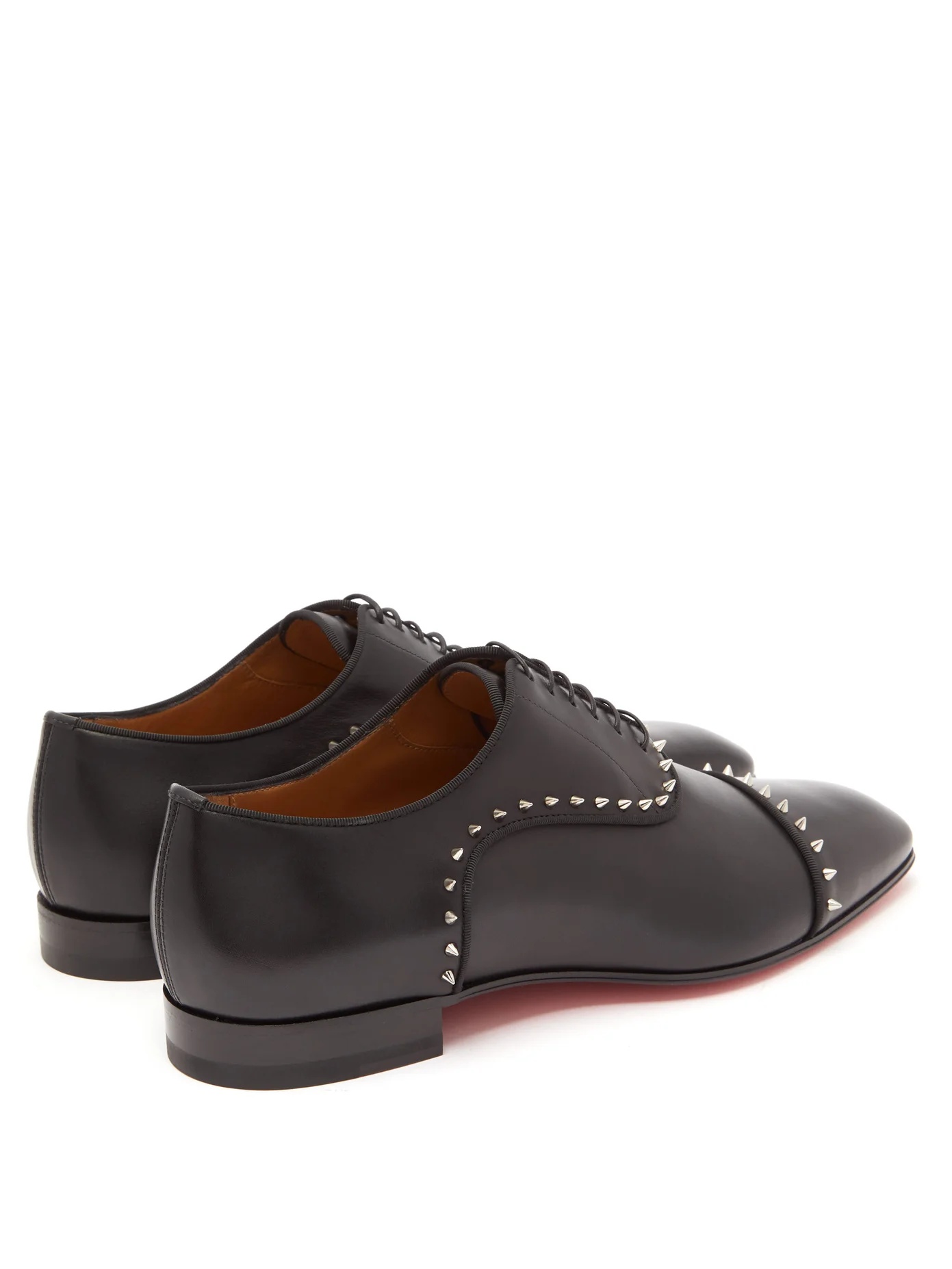 Eton spike leather derby shoes - 4