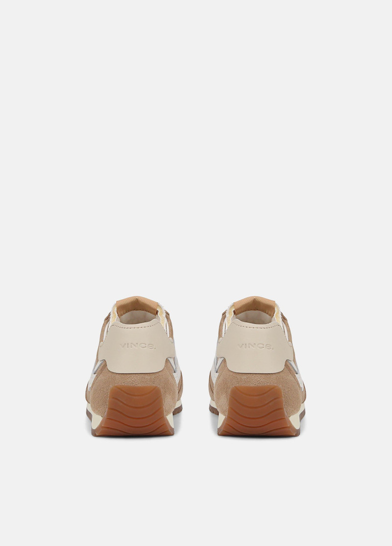 Vince Oasis Suede and Leather Runner Sneaker outlook