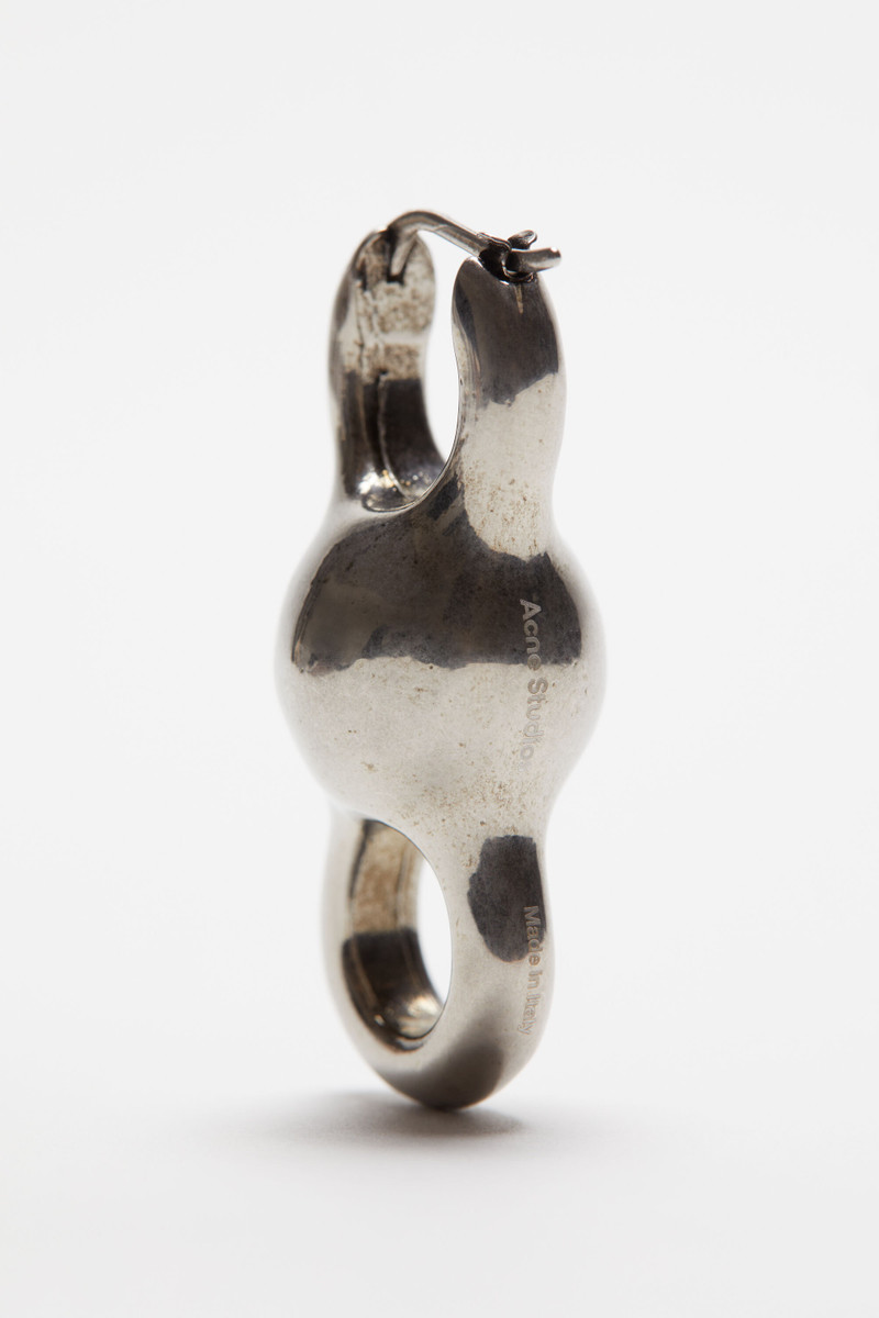 Chain earrings - Antique Silver 4