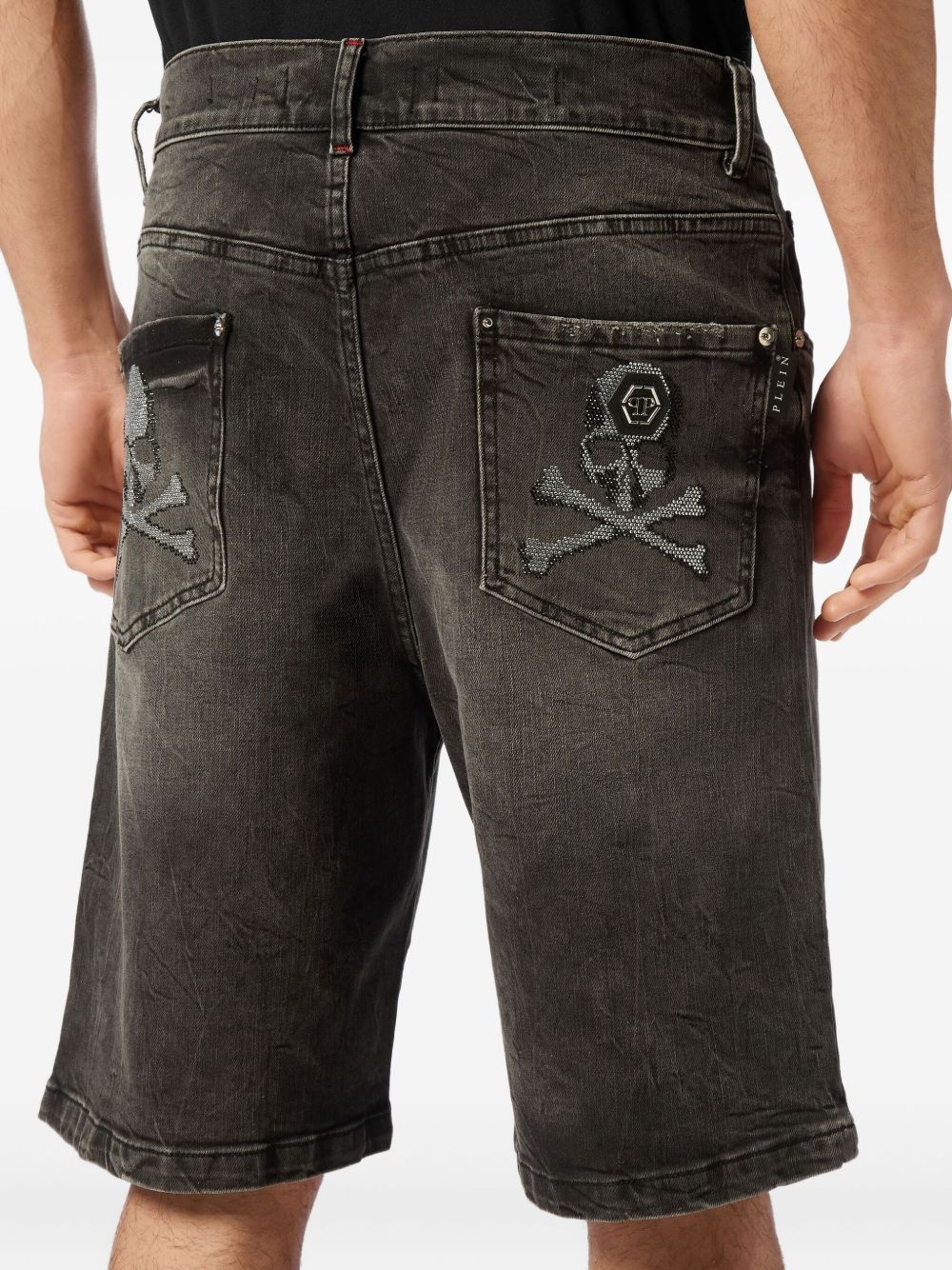 Formentera Skulls denim shorts - 5