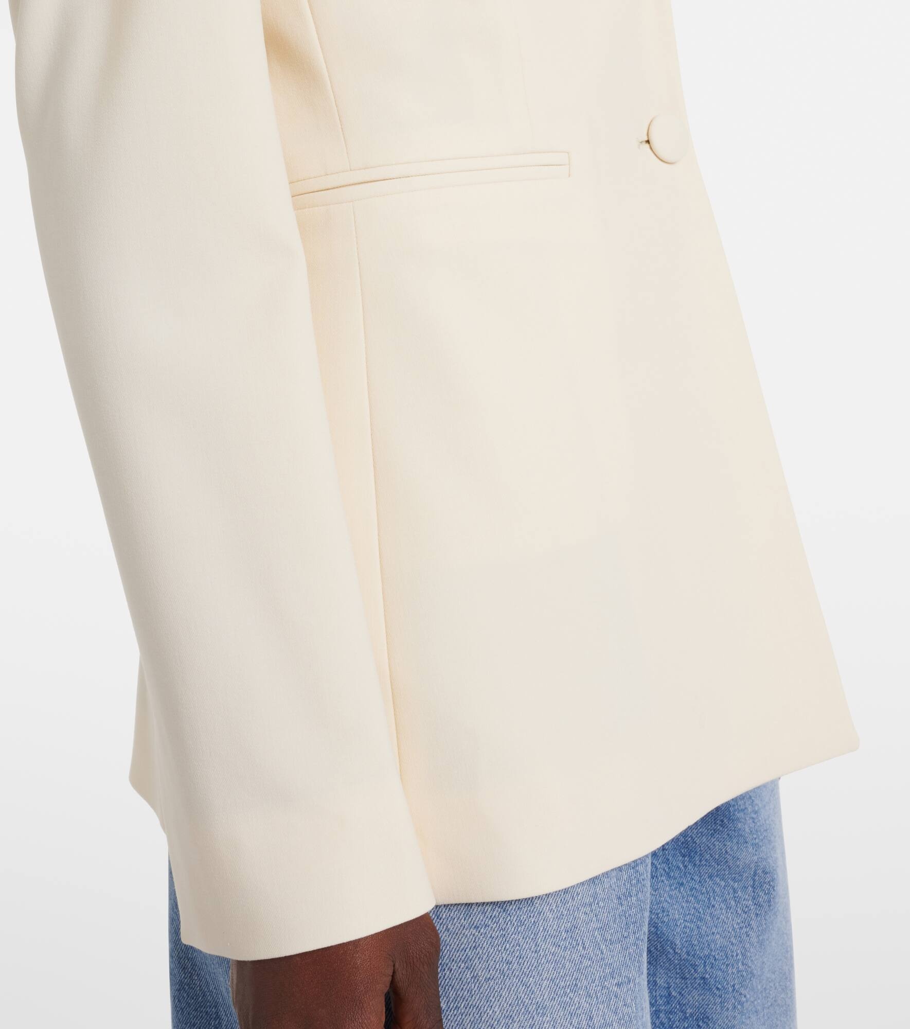 Bennet wool-blend crêpe blazer - 5