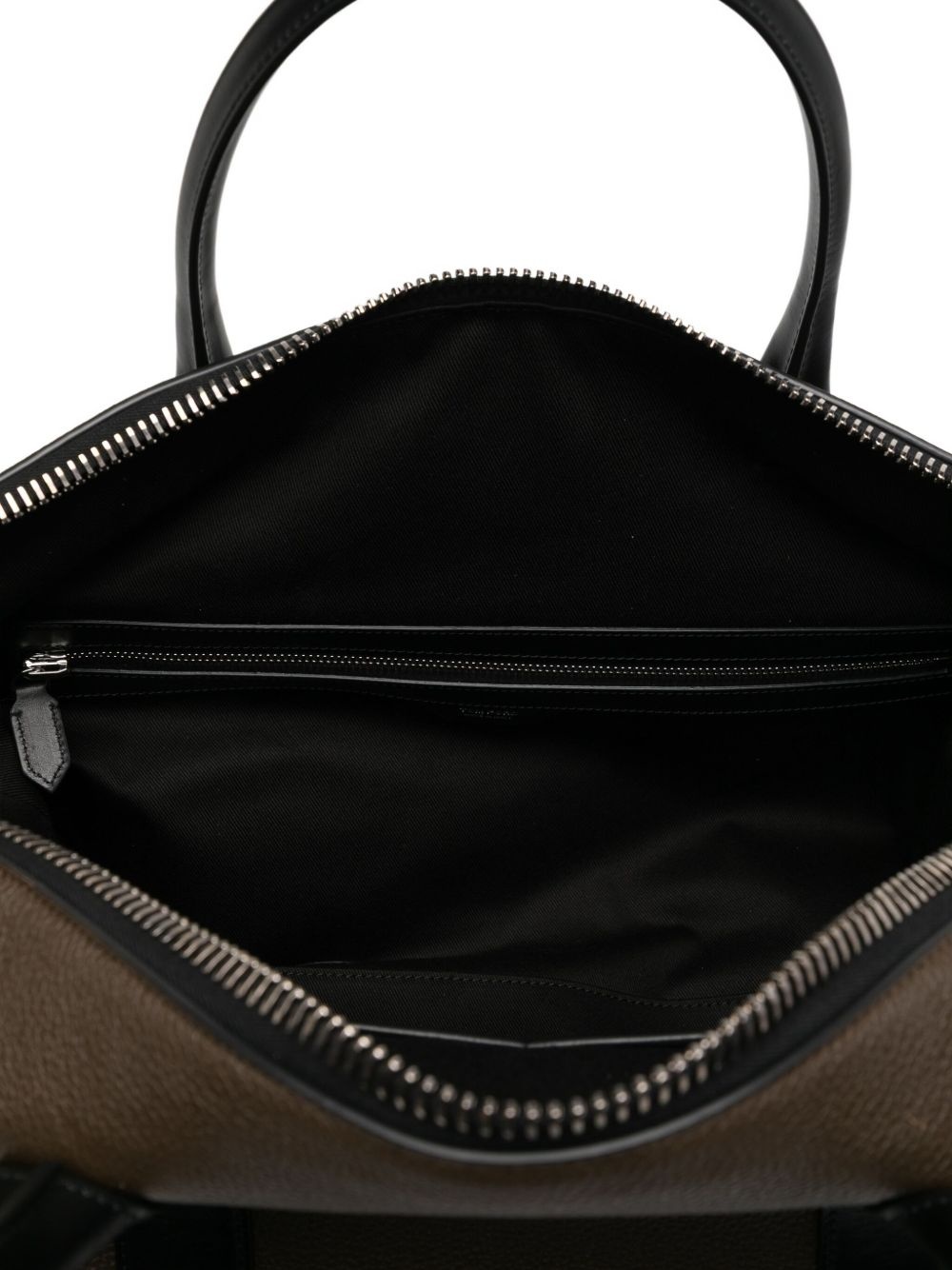 medium leather duffle bag - 4
