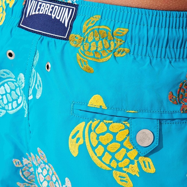 Men Swim Trunks Embroidered Ronde Des Tortues - 6