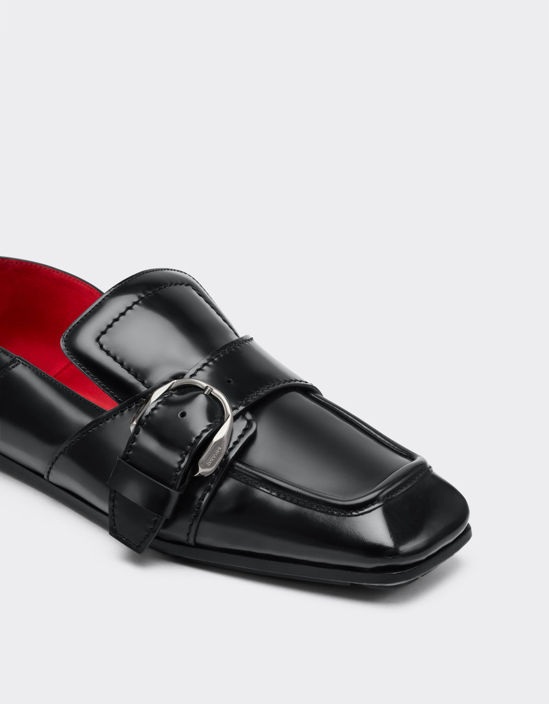 Brushed leather loafers 7
