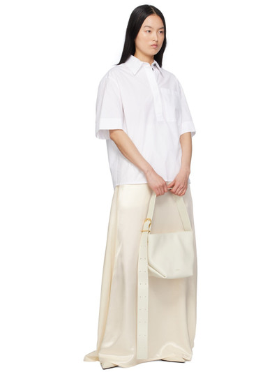 Jil Sander White A-Line Maxi Skirt outlook