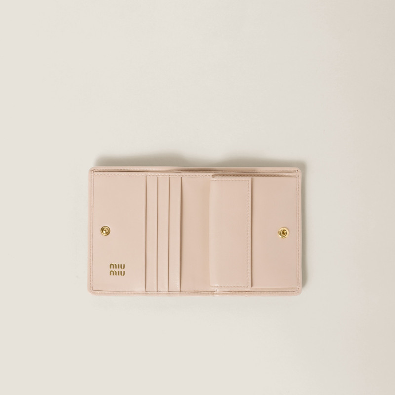 Miu Miu Small matelassé nappa leather wallet outlook