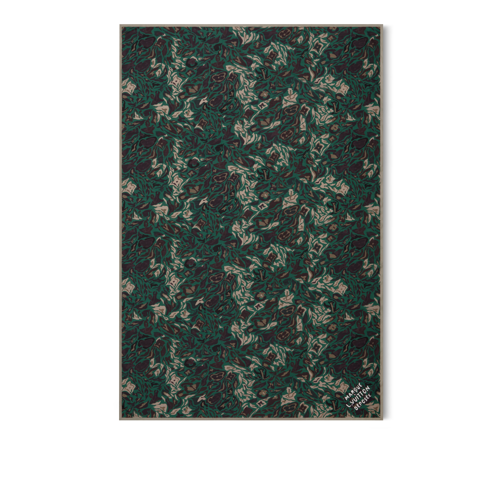 LV Camo Stole - 4