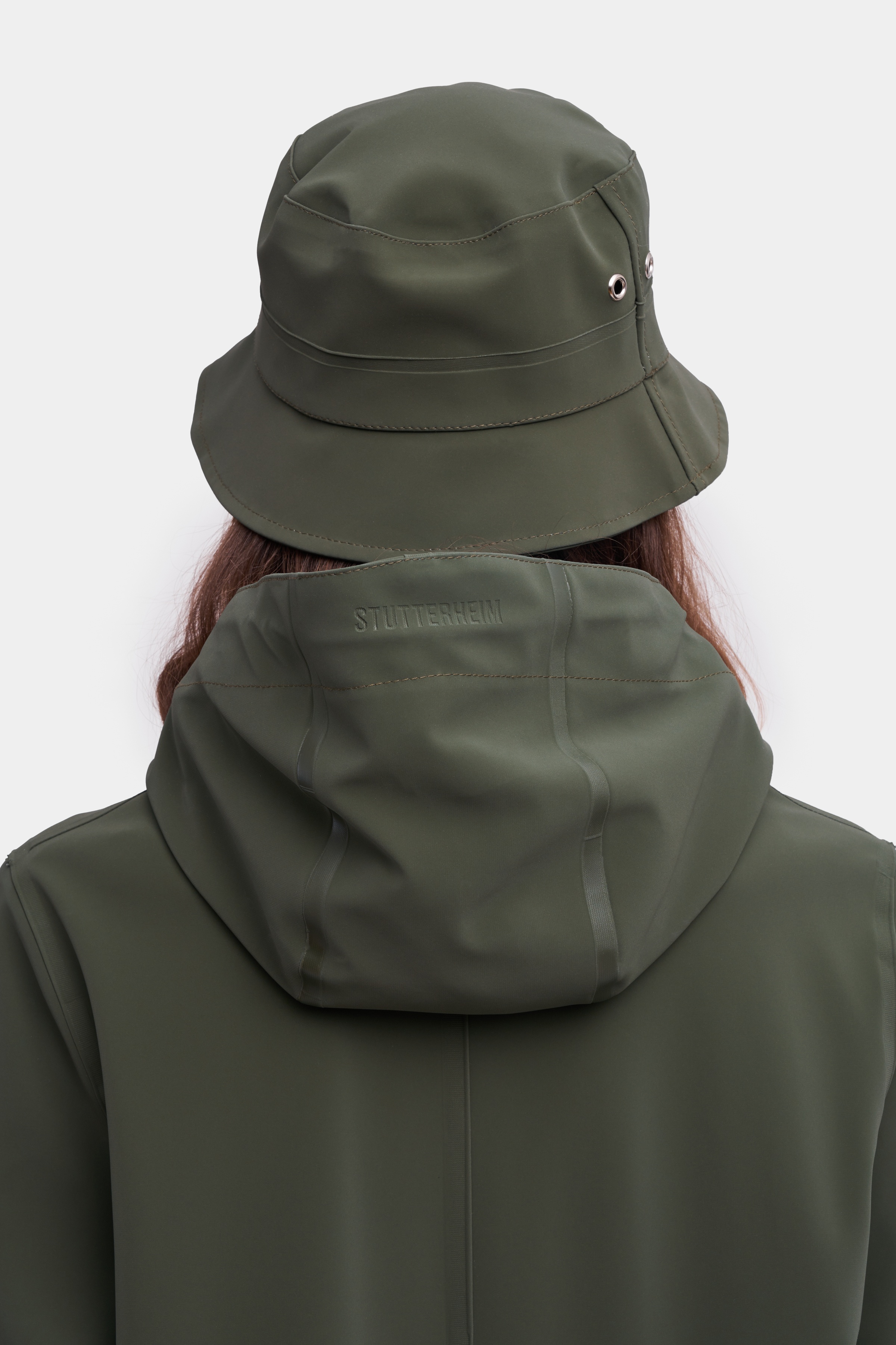 Beckholmen Matte Bucket Hat Dark Green - 5