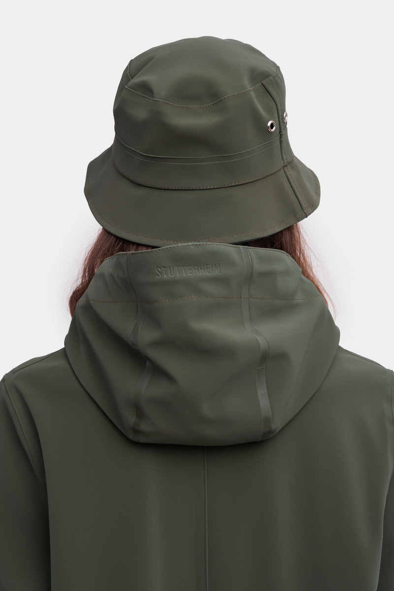 Beckholmen Matte Bucket Hat Dark Green 5