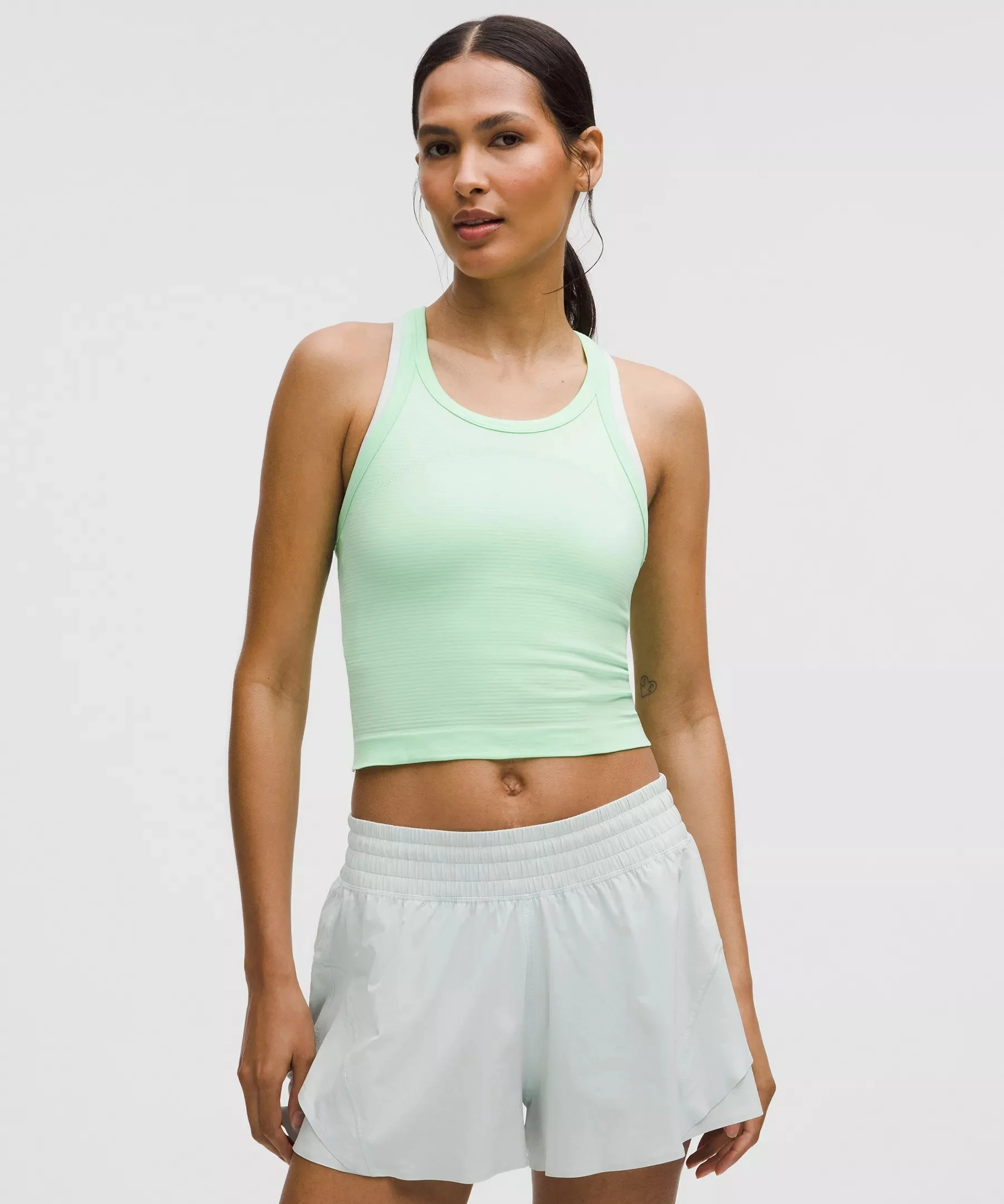 Swiftly Tech Cropped Racerback Tank Top 2.0 - 1