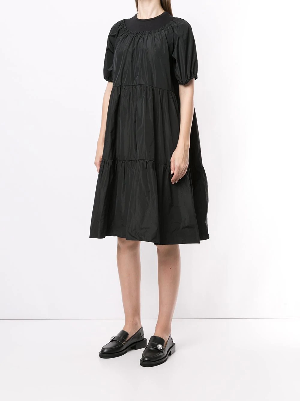 tiered oversized dress - 3