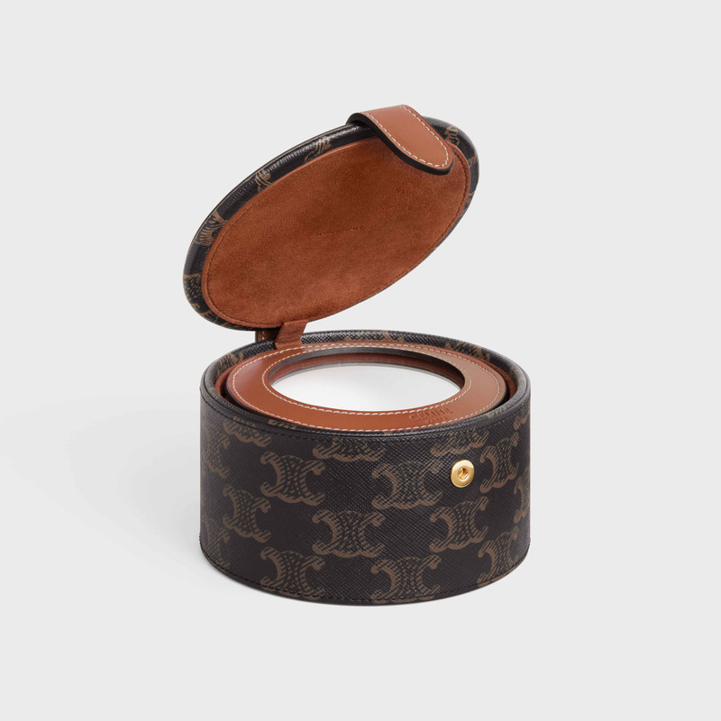 CELINE JEWELS Case in Triomphe Canvas and Calfskin outlook