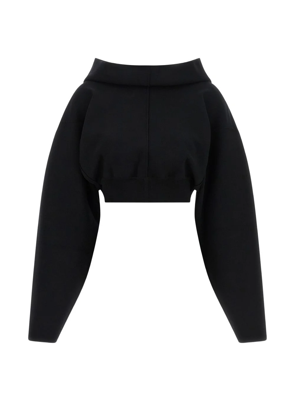 cropped hoodie - 1
