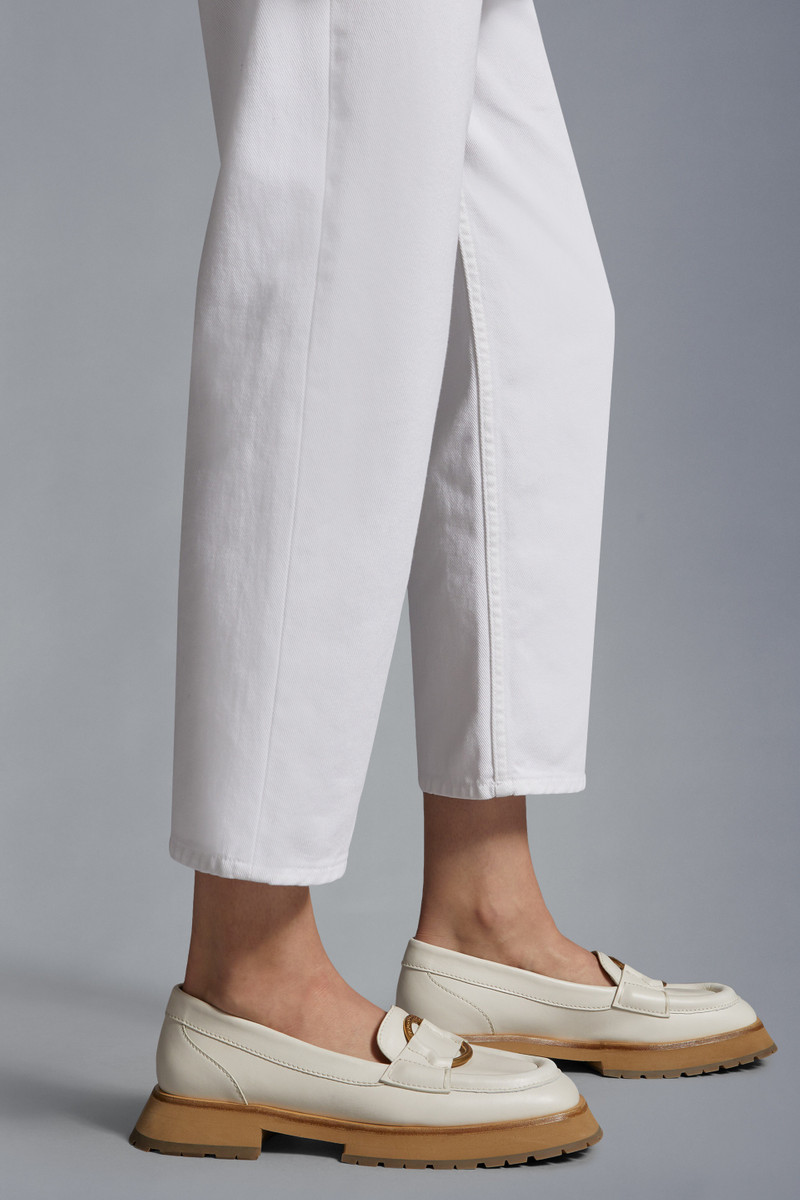 Moncler Bell Leather Loafers outlook