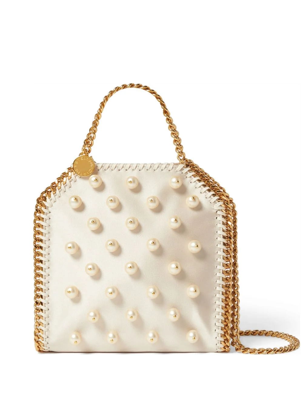 pearl-embellished tote bag - 1
