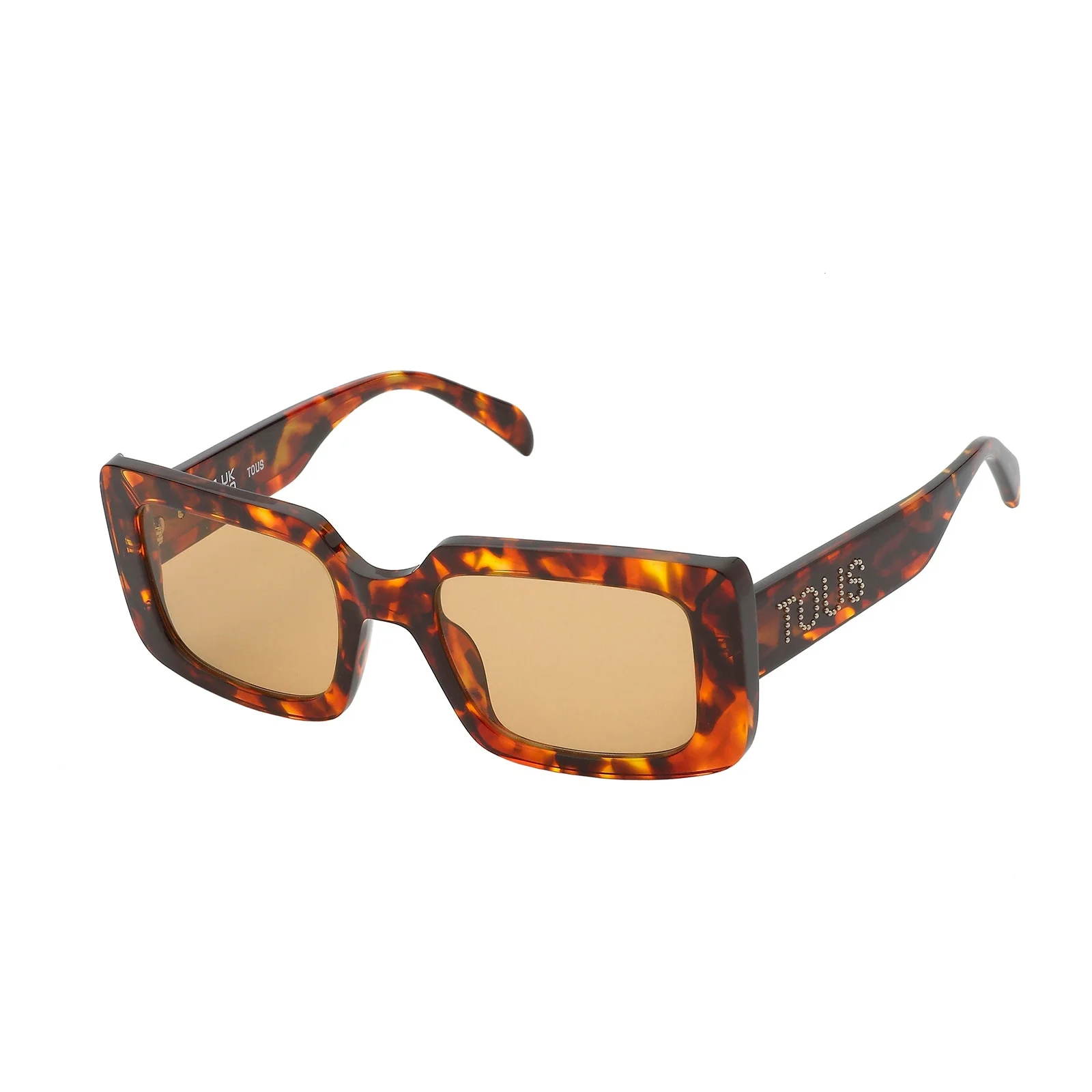 Havana-colored Sunglasses Studs - 1