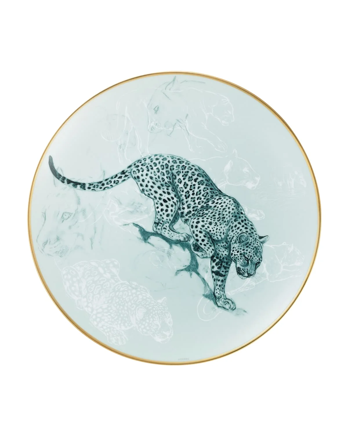 Carnets d'Equateur Panther Salad Plate - 1