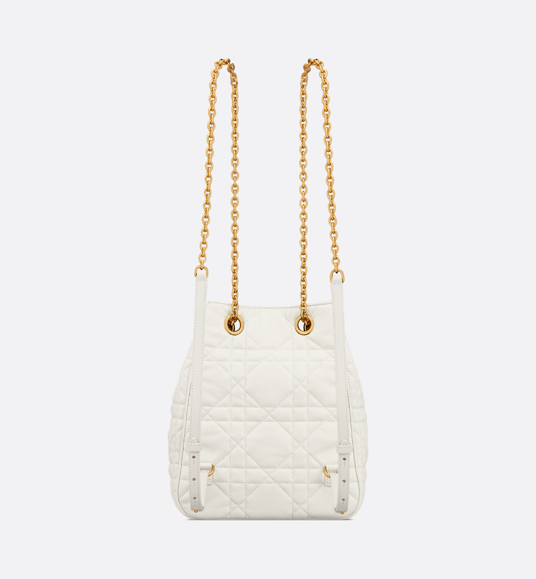 Medium Dior Caro Multicarry Backpack with Chain - 2