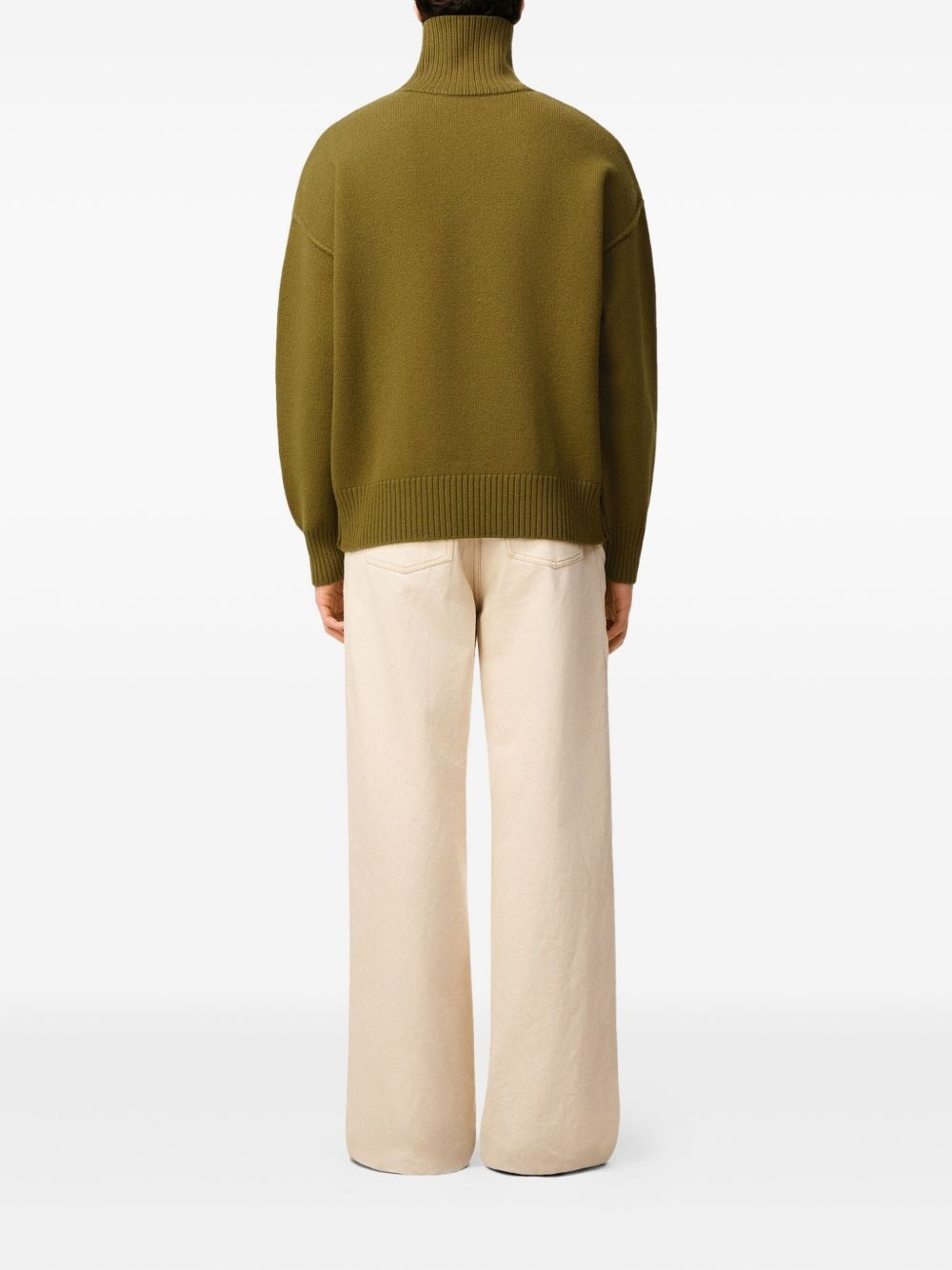 Ami de Coeur funnel neck sweater - 4