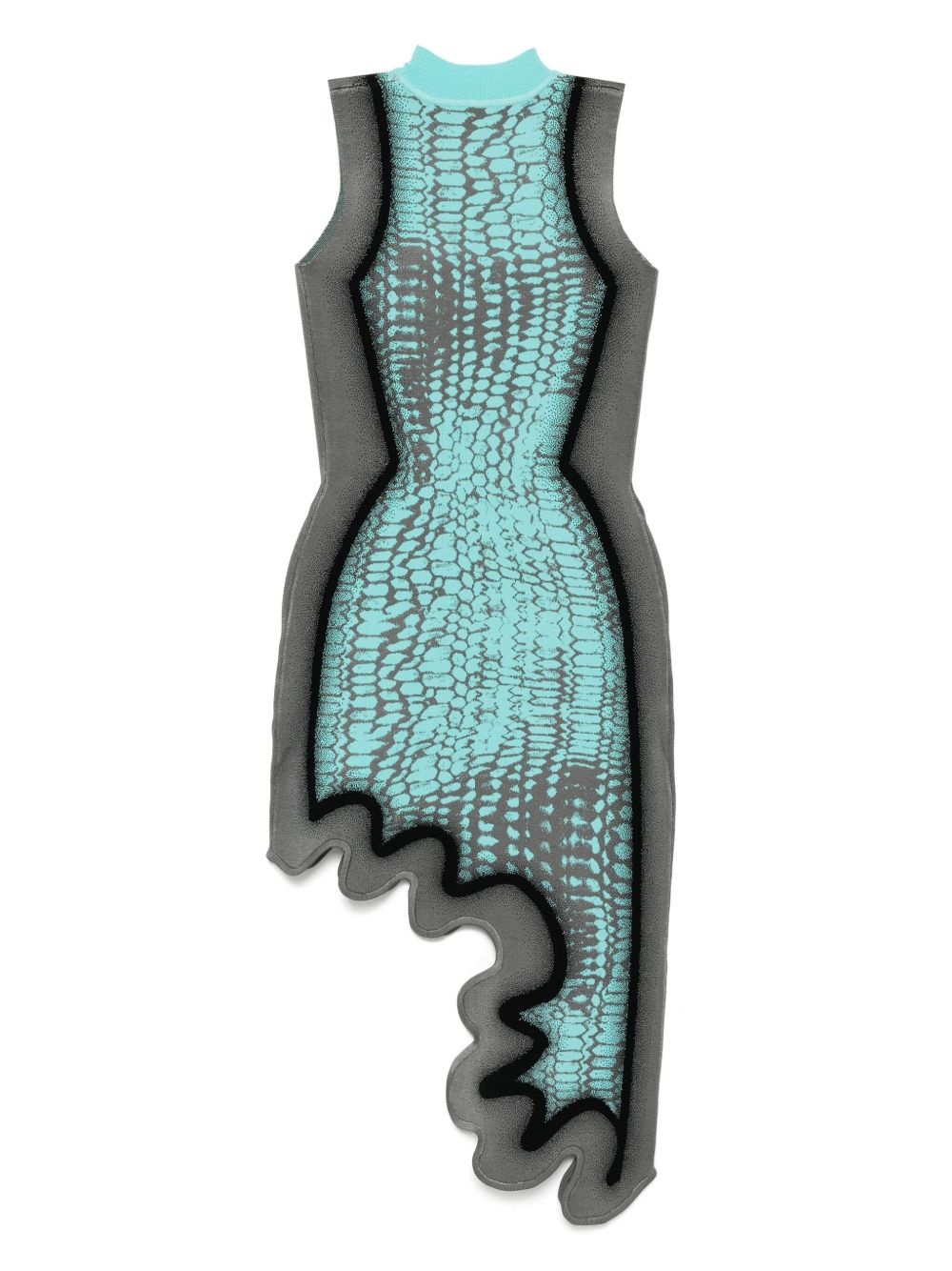 Brooklyn wavy asymmetric dress - 2
