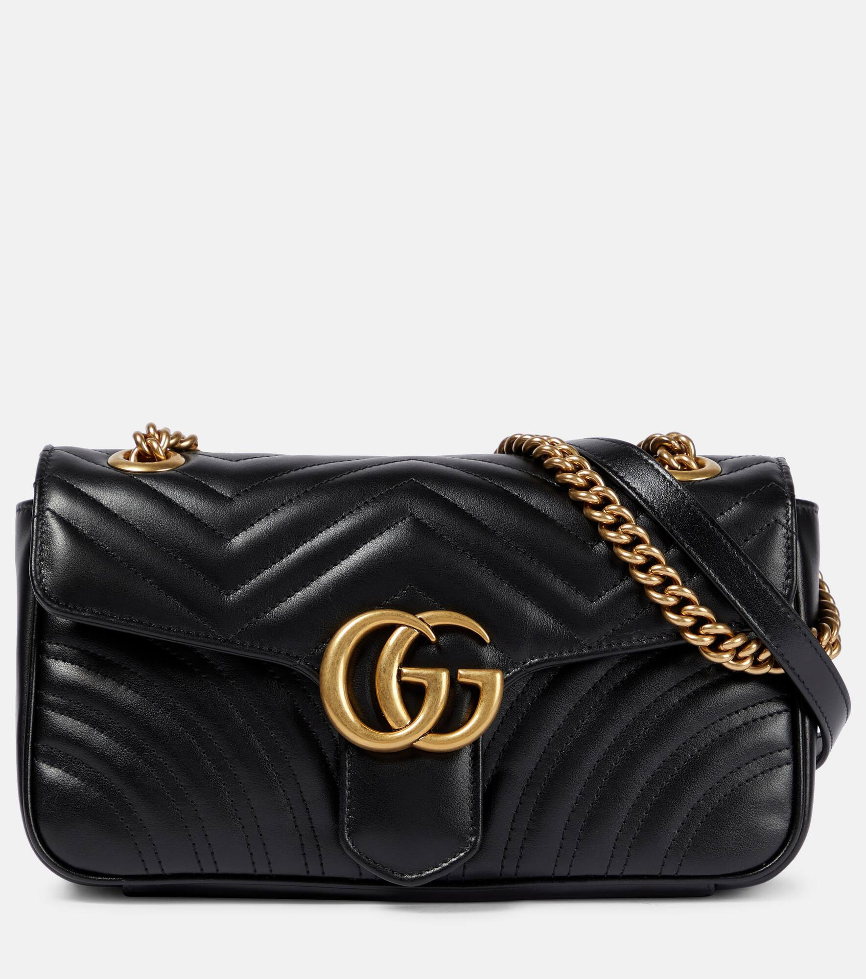 GG Marmont leather shoulder bag - 1