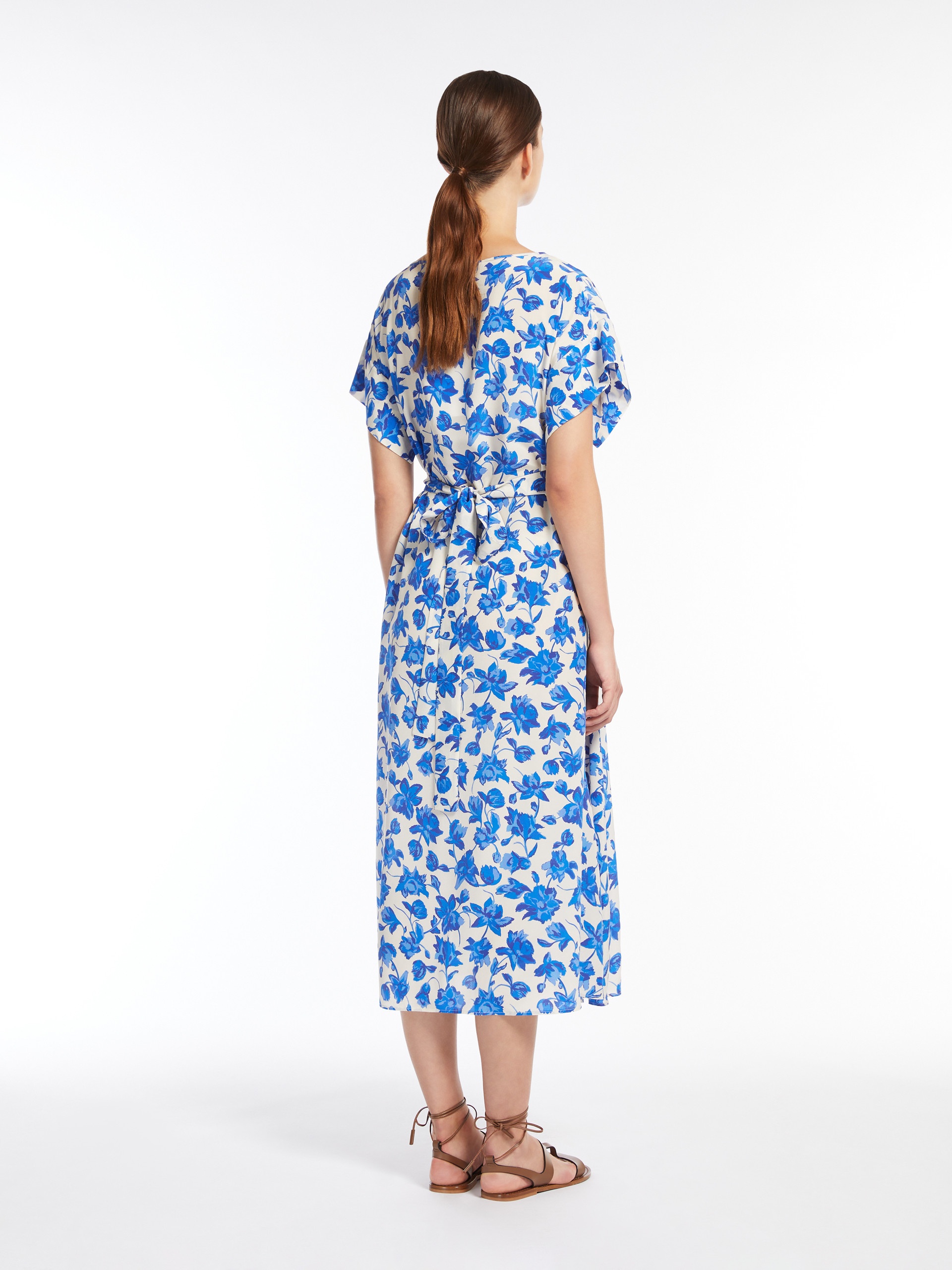 CANNES Silk crêpe de Chine dress - 4