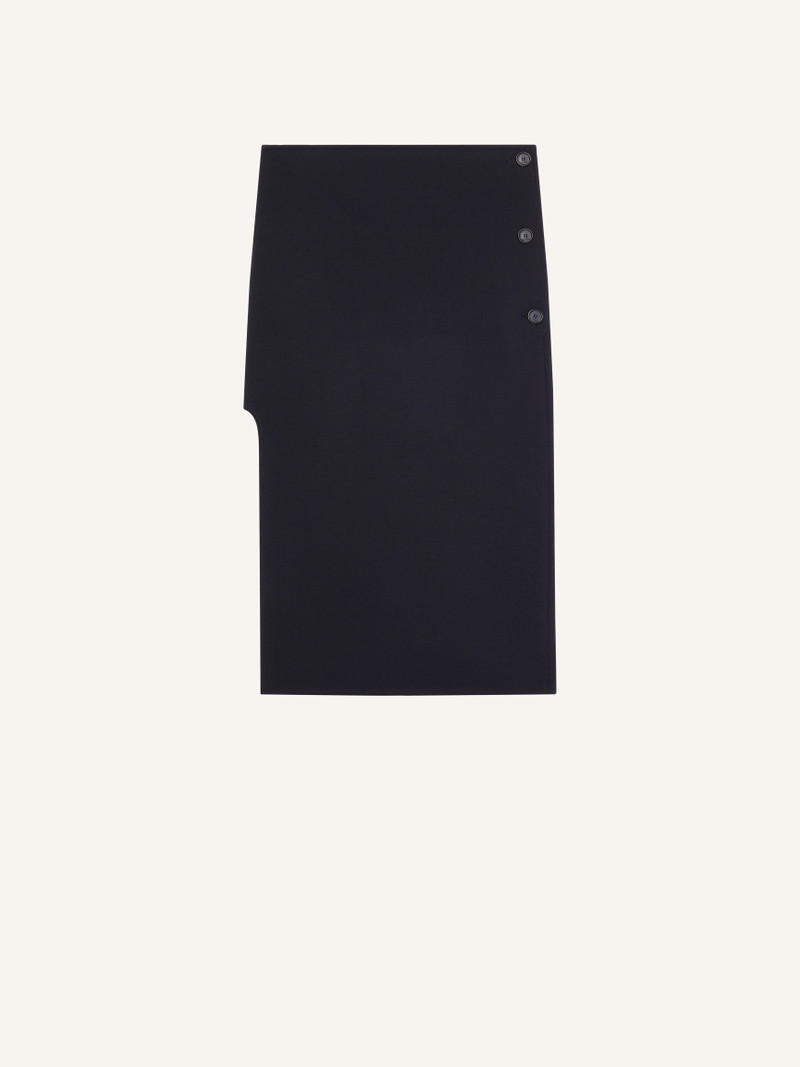 OBLIQUE TAILORED MIDI SKIRT 1
