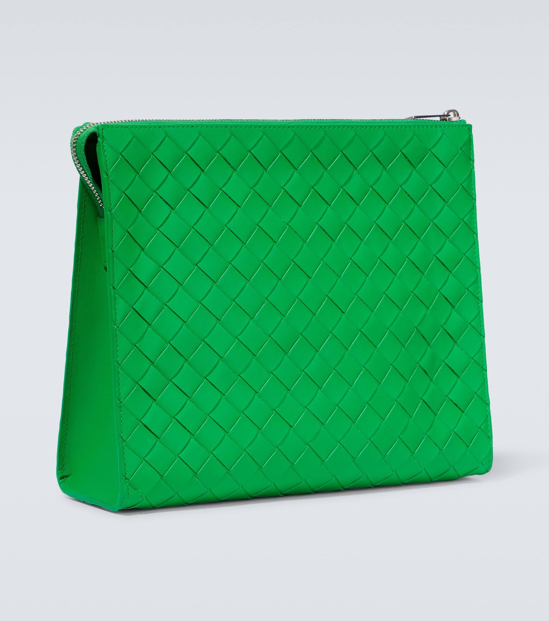 Intrecciato leather document case - 5