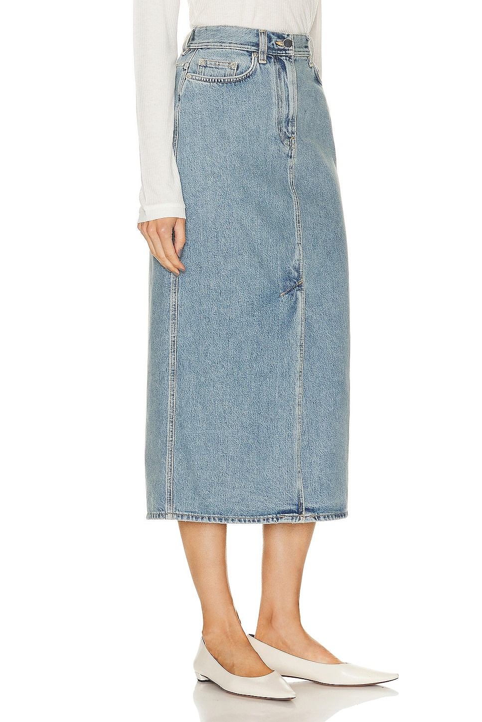 Rona Denim Long Skirt - 2