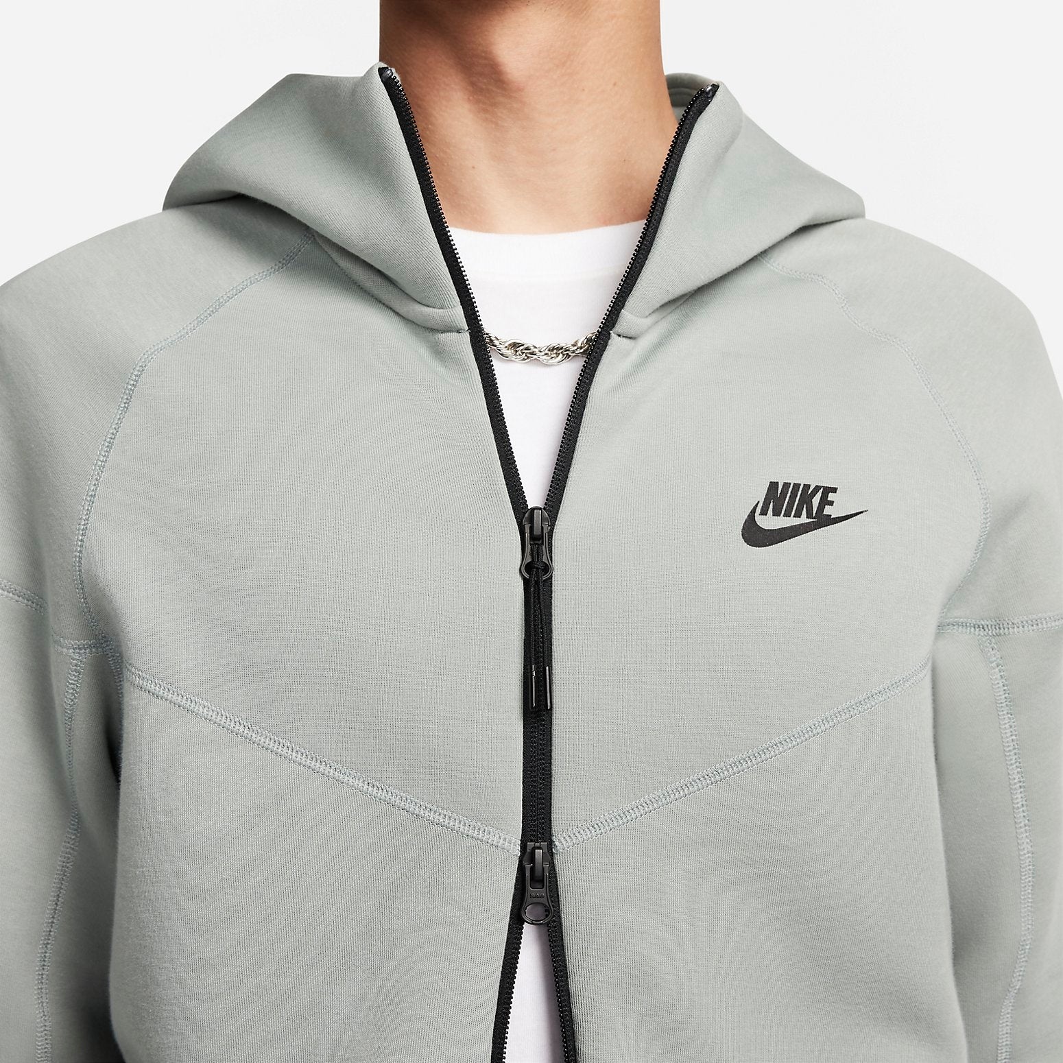 Nike Sportswear Tech Fleece Windrunner Hooded Jacket Asia Sizing 'Light Green' FB7922-330 - 3
