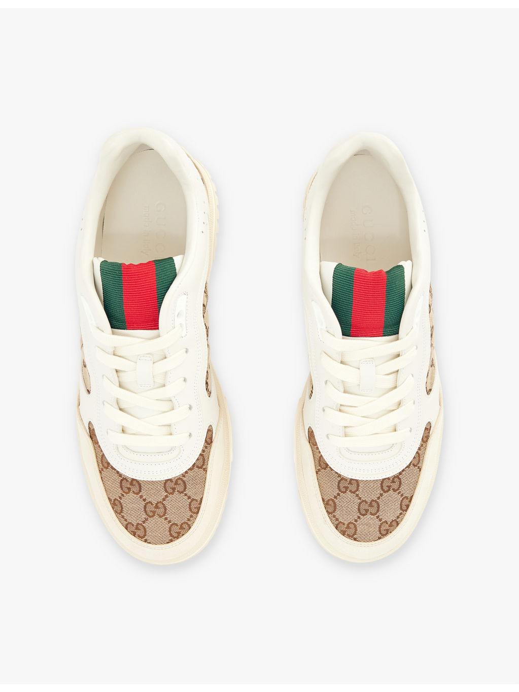 Re-Web leather low-top trainers - 2
