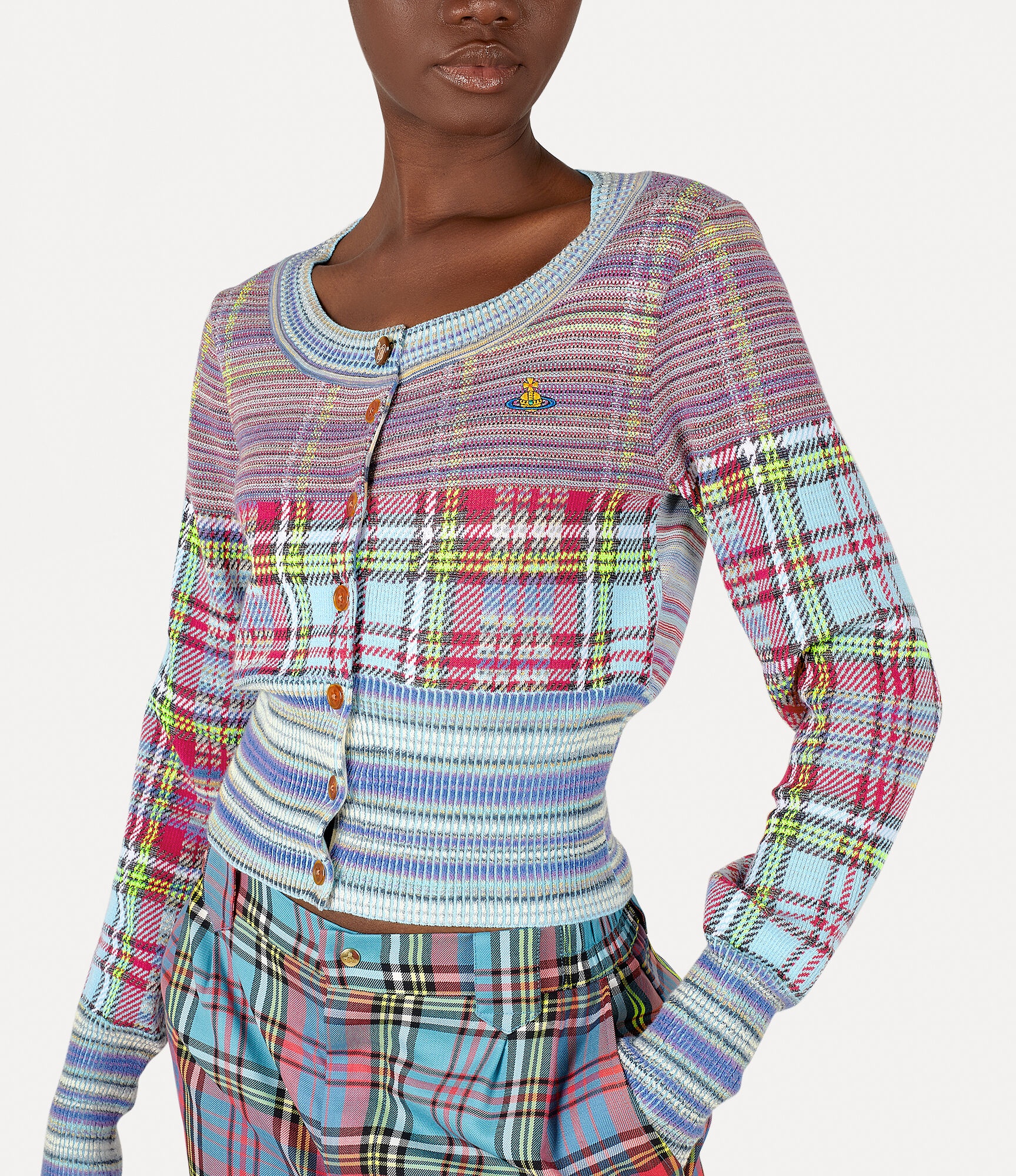 TARTAN CARDI - 4