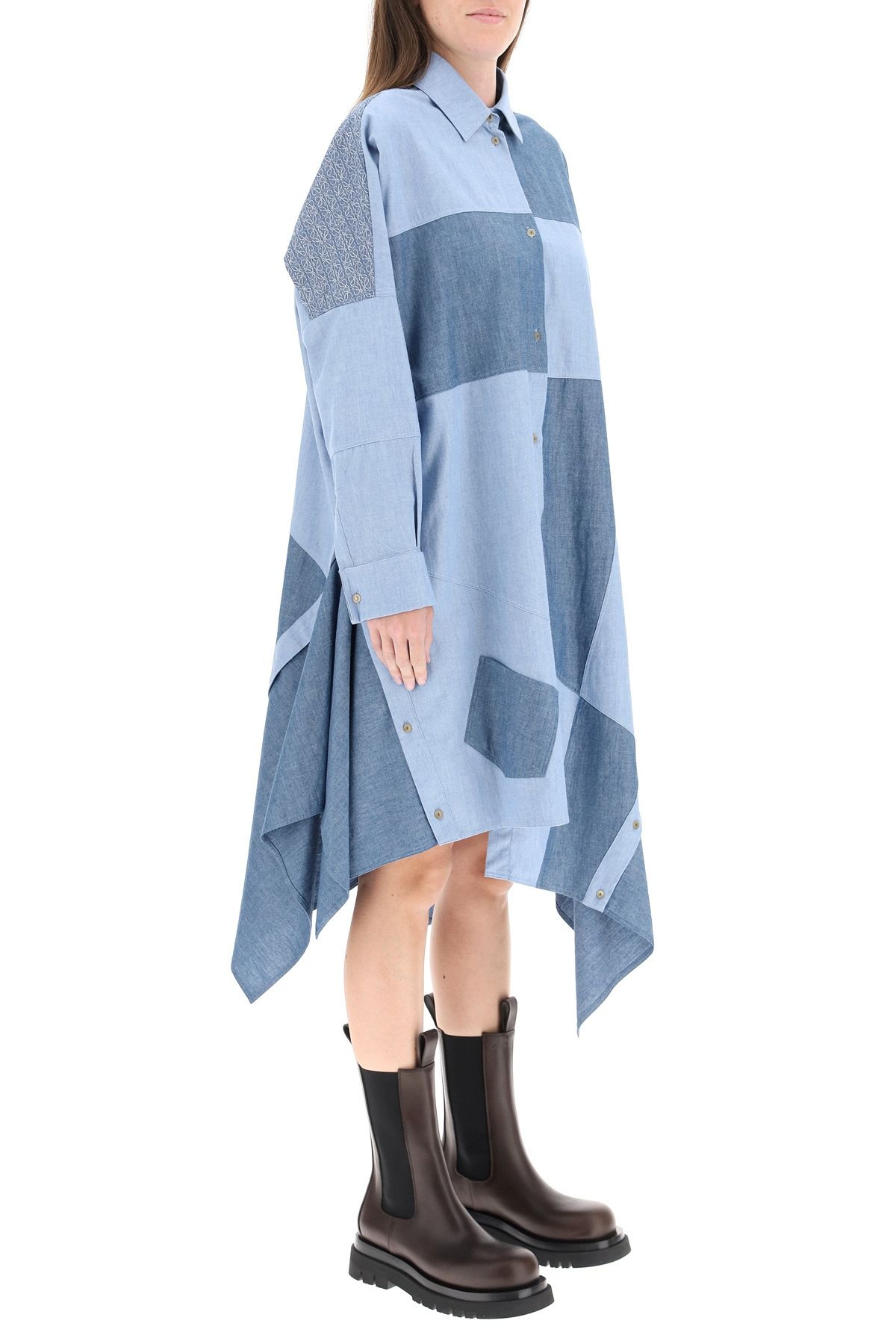 OVERSIZED PATCHWORK DRESS - 3