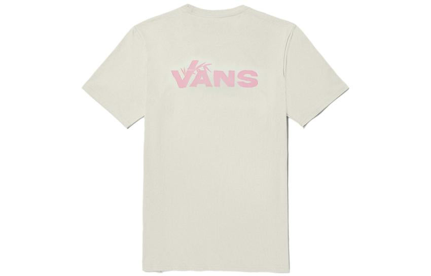 (WMNS) Vans Panda Logo T-shirt 'Beige' VN000FREFS8 - 2